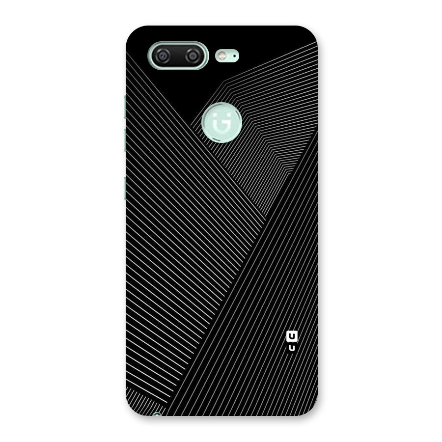 Aesthetic White Stripes Back Case for Gionee S10