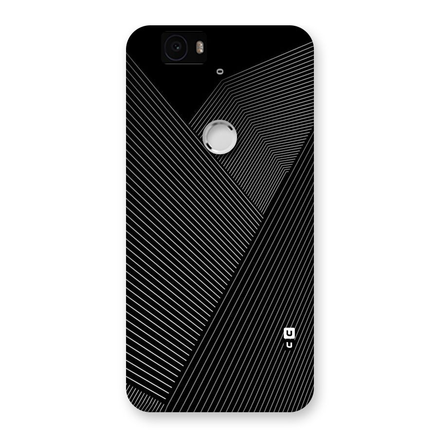 Aesthetic White Stripes Back Case for Google Nexus-6P