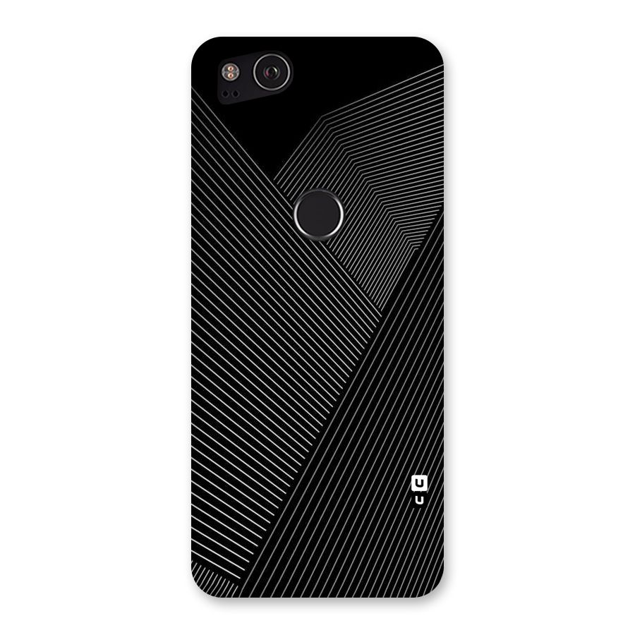 Aesthetic White Stripes Back Case for Google Pixel 2