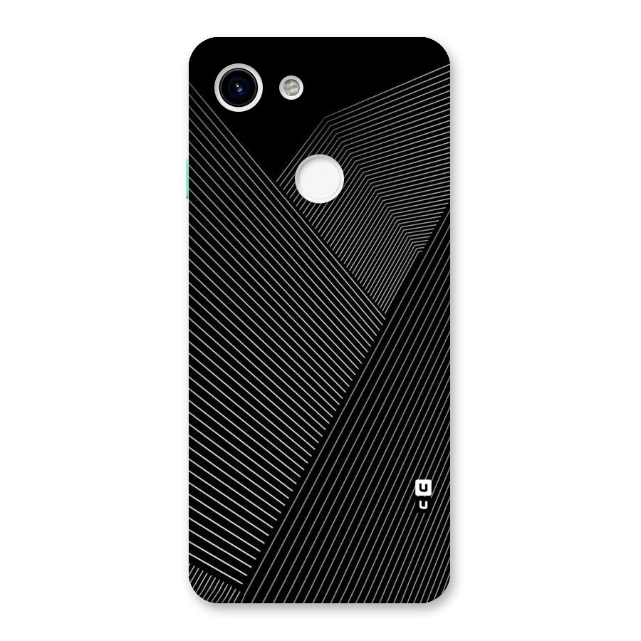Aesthetic White Stripes Back Case for Google Pixel 3