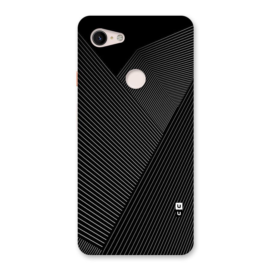 Aesthetic White Stripes Back Case for Google Pixel 3 XL