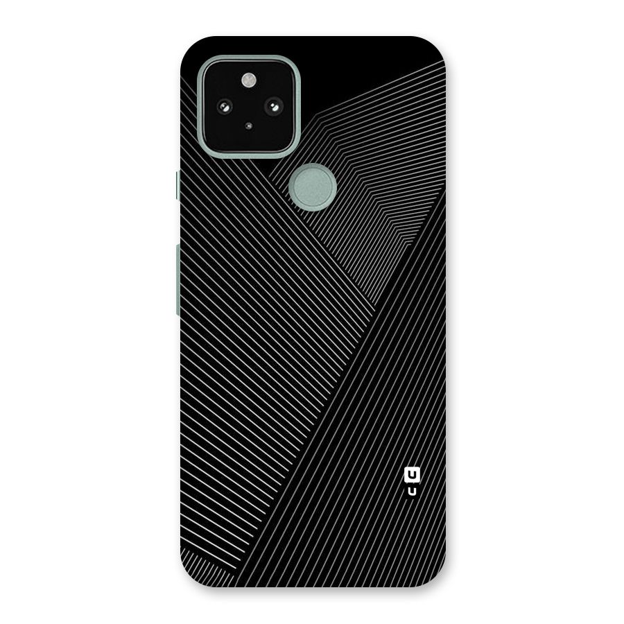 Aesthetic White Stripes Back Case for Google Pixel 5