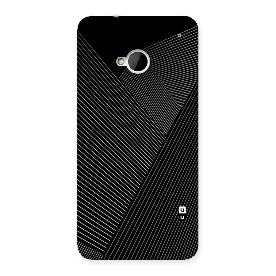 Aesthetic White Stripes Back Case for HTC One M7