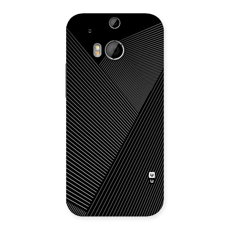Aesthetic White Stripes Back Case for HTC One M8