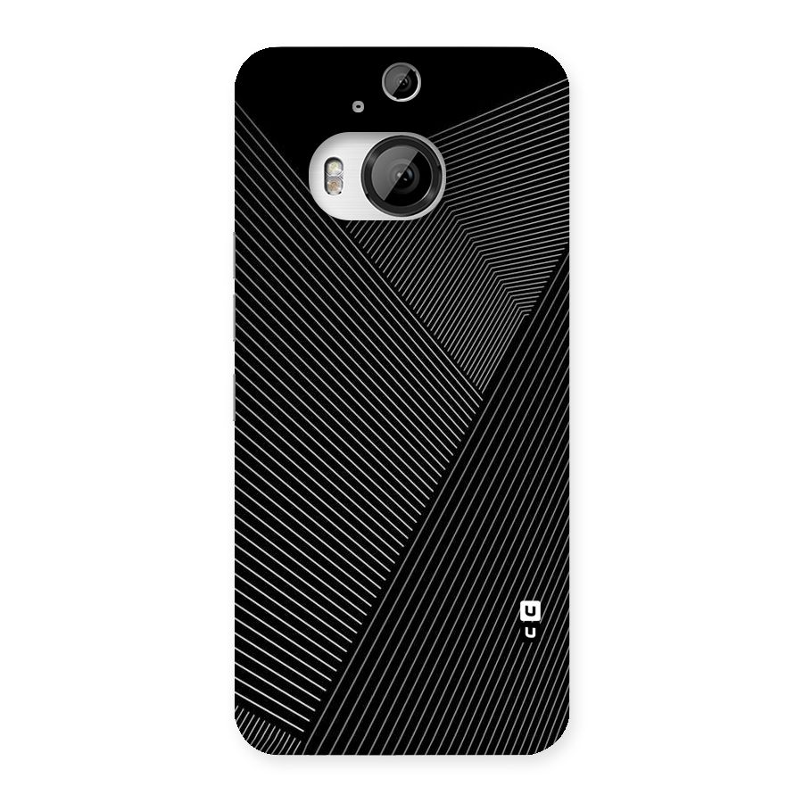 Aesthetic White Stripes Back Case for HTC One M9 Plus