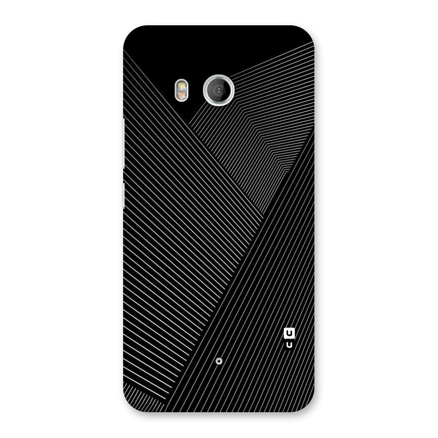 Aesthetic White Stripes Back Case for HTC U11
