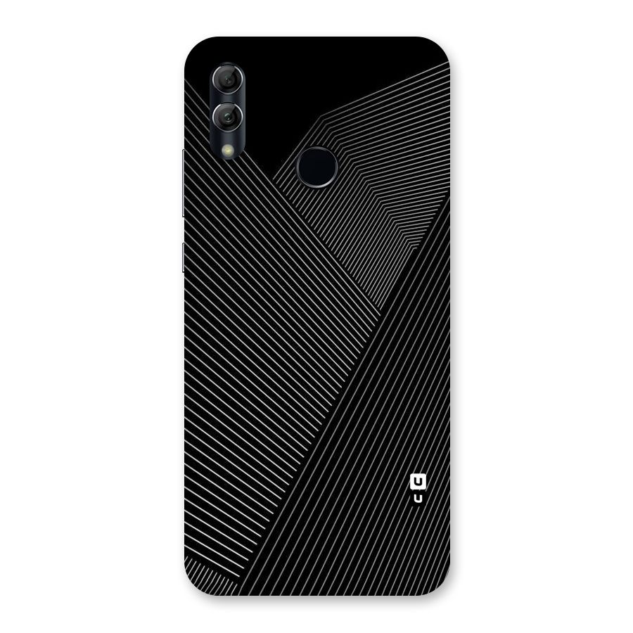 Aesthetic White Stripes Back Case for Honor 10 Lite