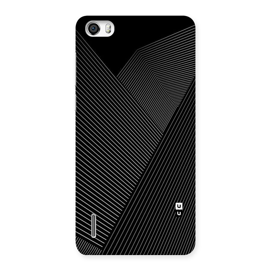 Aesthetic White Stripes Back Case for Honor 6