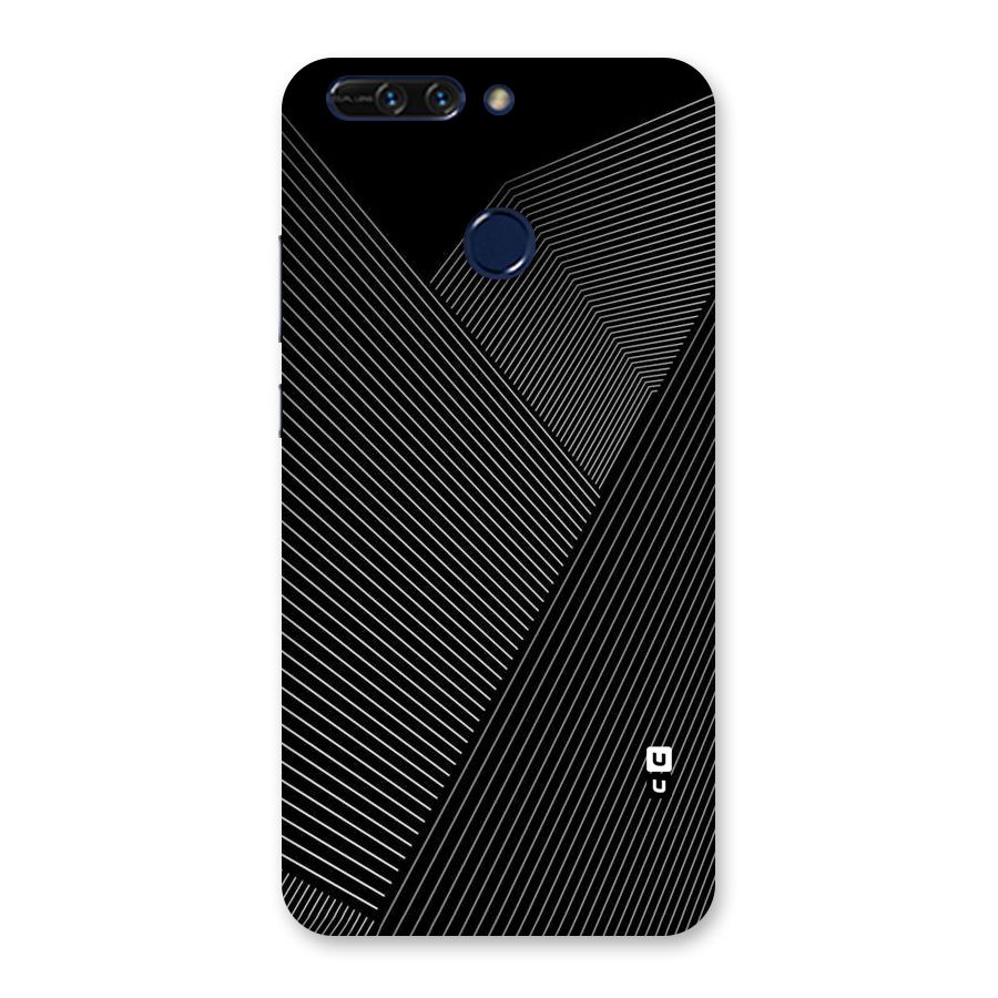 Aesthetic White Stripes Back Case for Honor 8 Pro