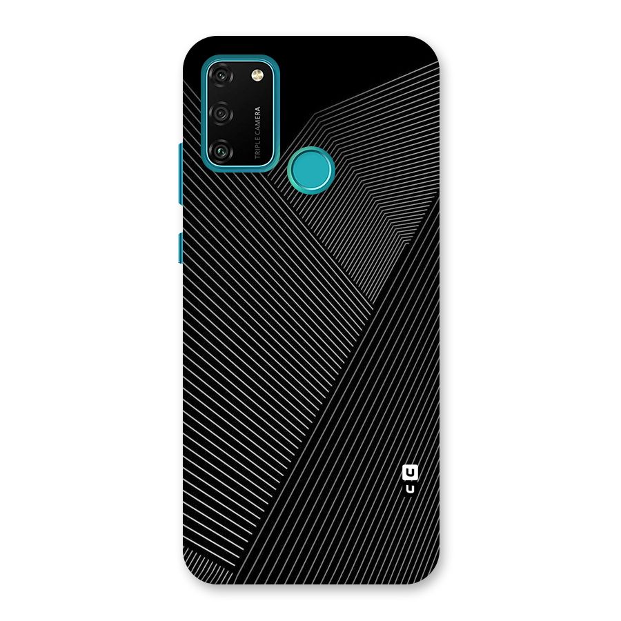 Aesthetic White Stripes Back Case for Honor 9A