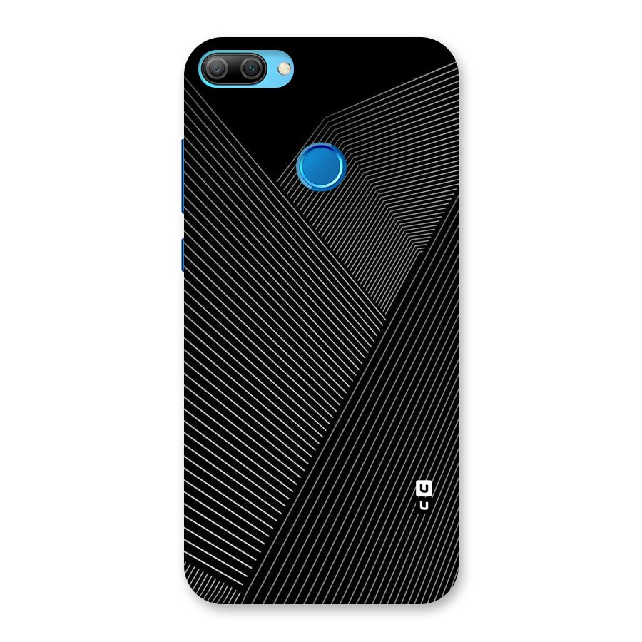 Aesthetic White Stripes Back Case for Honor 9N