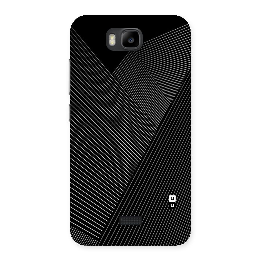 Aesthetic White Stripes Back Case for Honor Bee