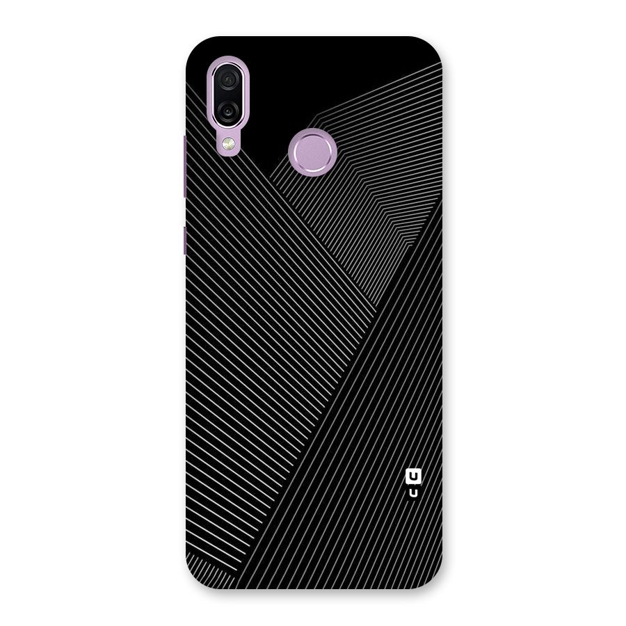 Aesthetic White Stripes Back Case for Honor Play
