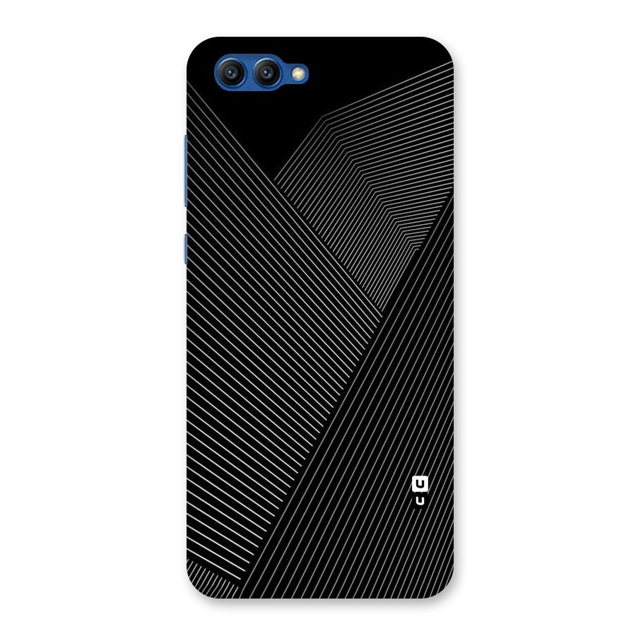 Aesthetic White Stripes Back Case for Honor View 10