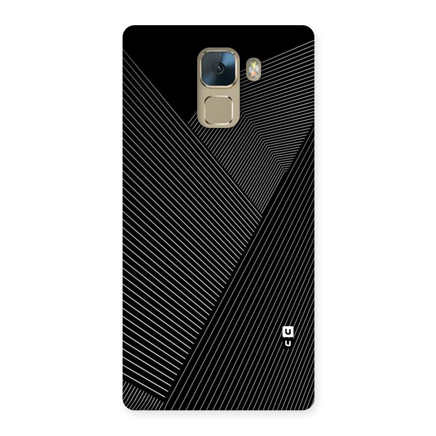 Aesthetic White Stripes Back Case for Huawei Honor 7