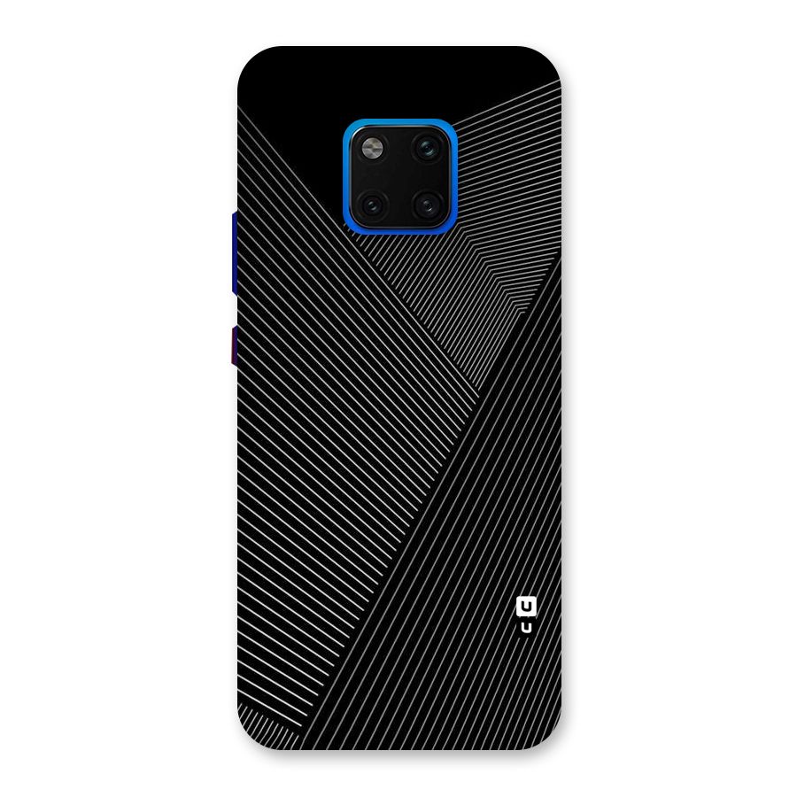 Aesthetic White Stripes Back Case for Huawei Mate 20 Pro