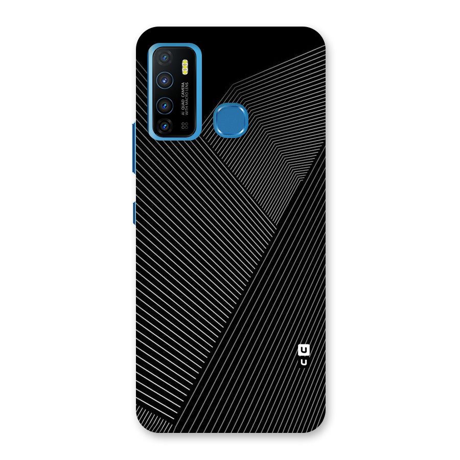 Aesthetic White Stripes Back Case for Infinix Hot 9
