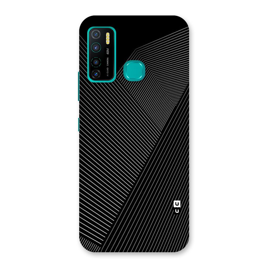Aesthetic White Stripes Back Case for Infinix Hot 9 Pro