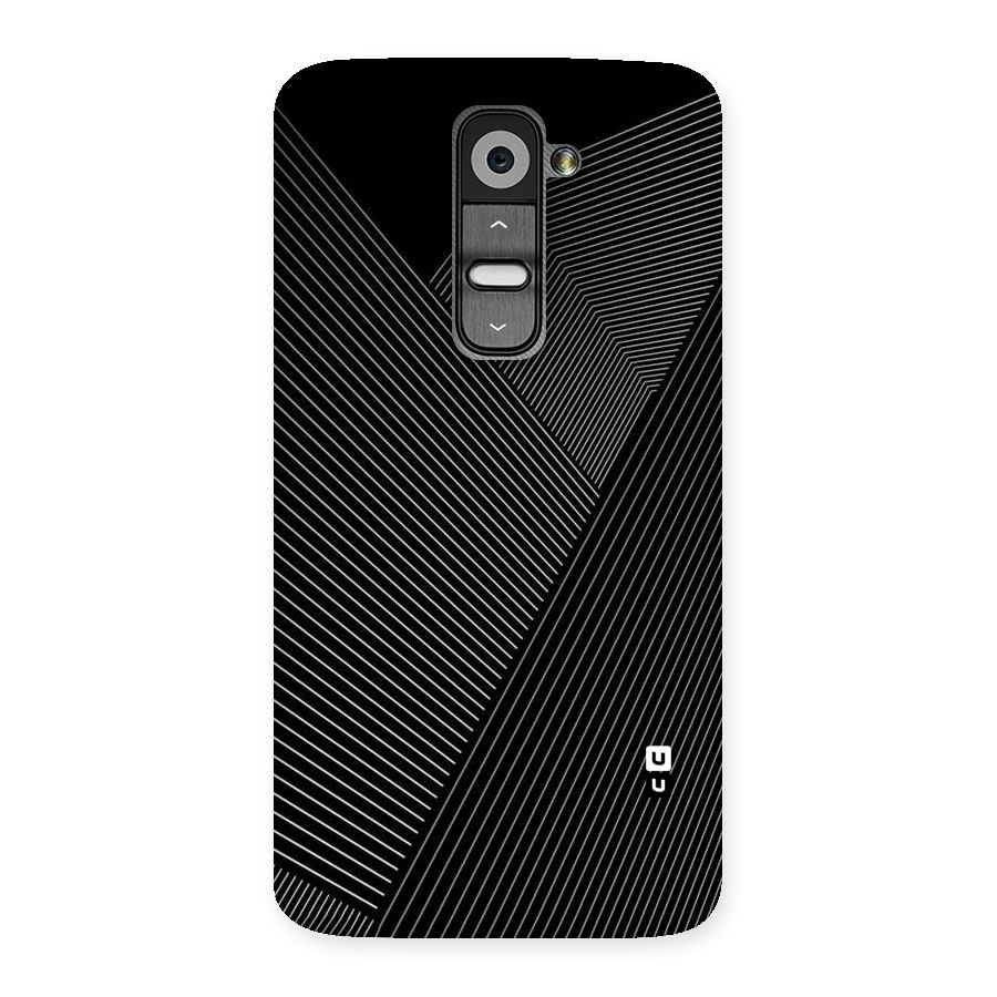 Aesthetic White Stripes Back Case for LG G2