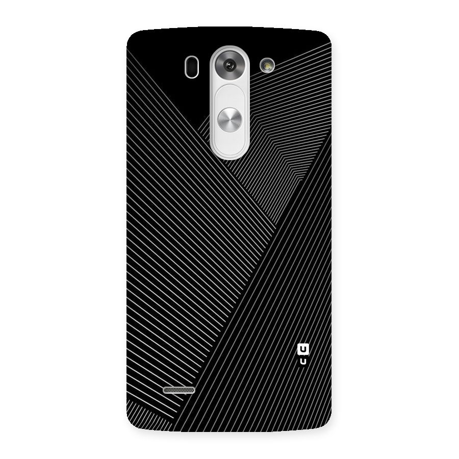 Aesthetic White Stripes Back Case for LG G3 Beat