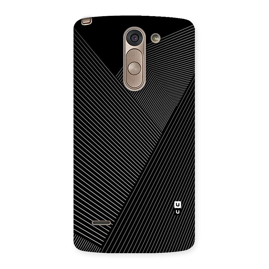 Aesthetic White Stripes Back Case for LG G3 Stylus