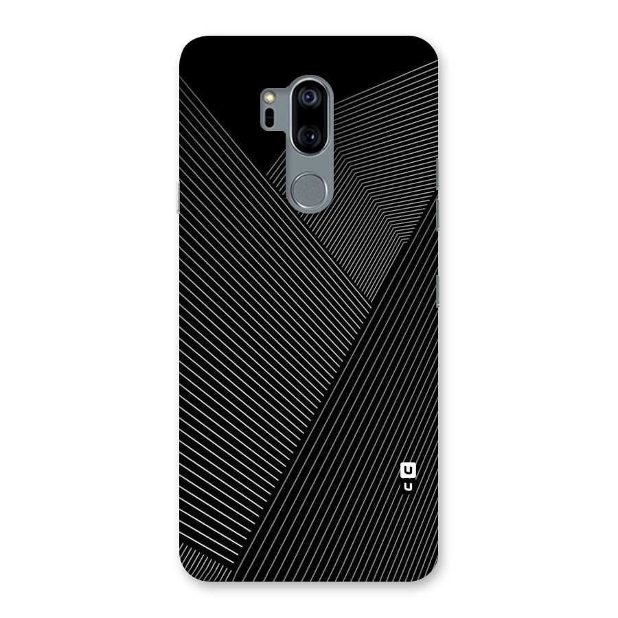 Aesthetic White Stripes Back Case for LG G7