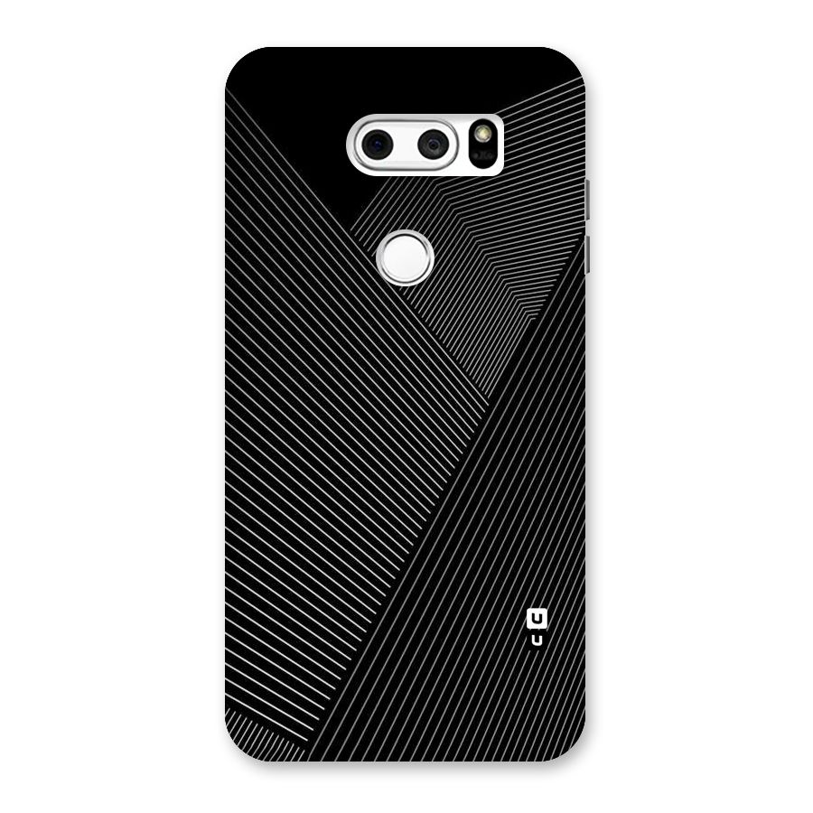 Aesthetic White Stripes Back Case for LG V30