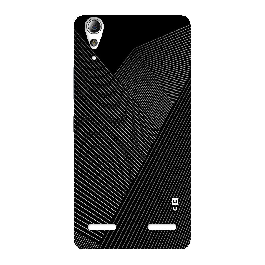 Aesthetic White Stripes Back Case for Lenovo A6000 Plus