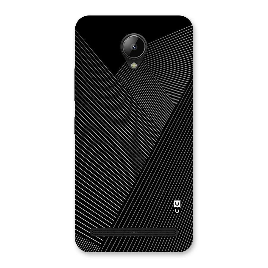 Aesthetic White Stripes Back Case for Lenovo C2