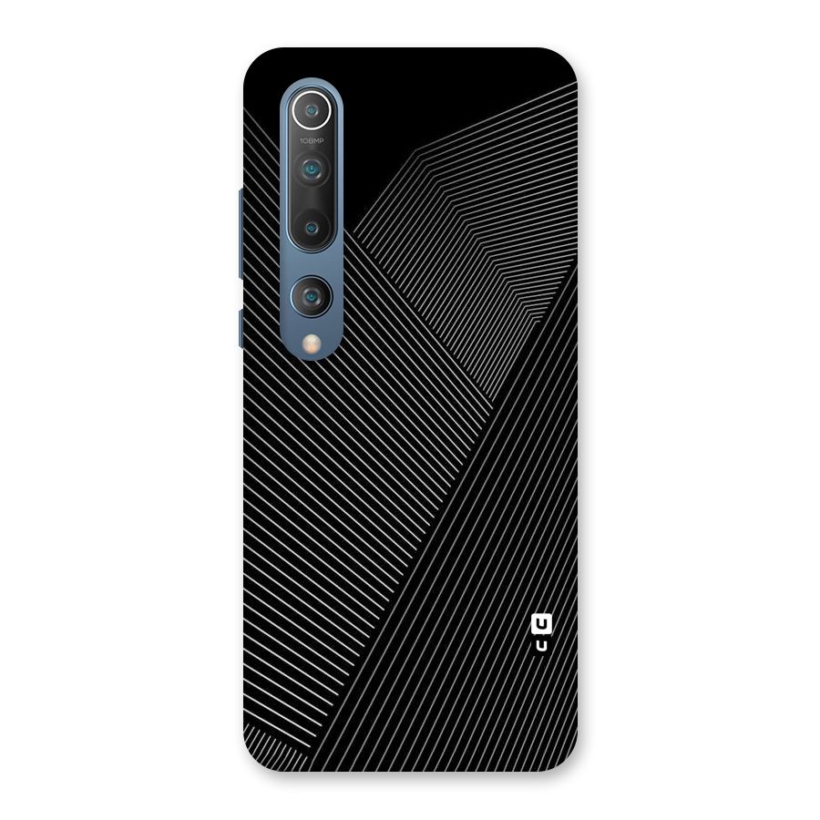 Aesthetic White Stripes Back Case for Mi 10
