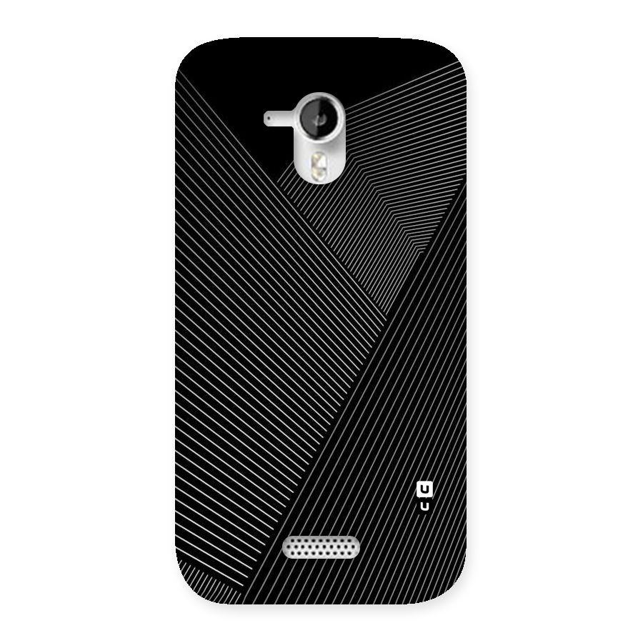 Aesthetic White Stripes Back Case for Micromax Canvas HD A116