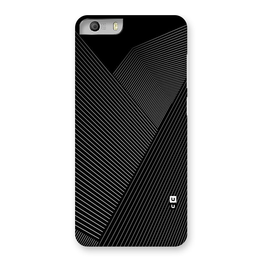 Aesthetic White Stripes Back Case for Micromax Canvas Knight 2