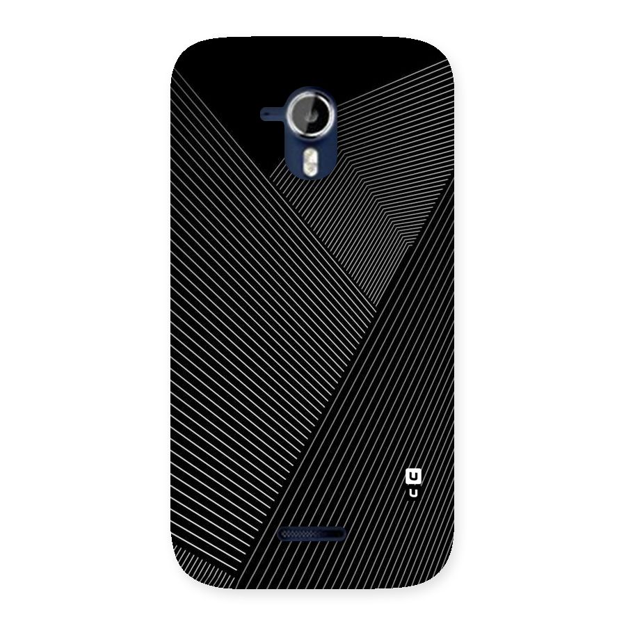 Aesthetic White Stripes Back Case for Micromax Canvas Magnus A117