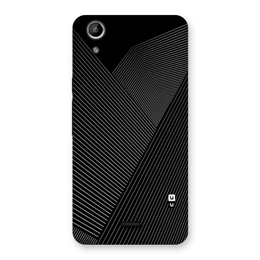 Aesthetic White Stripes Back Case for Micromax Canvas Selfie Lens Q345