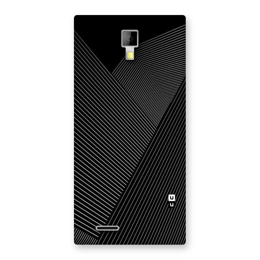 Aesthetic White Stripes Back Case for Micromax Canvas Xpress A99