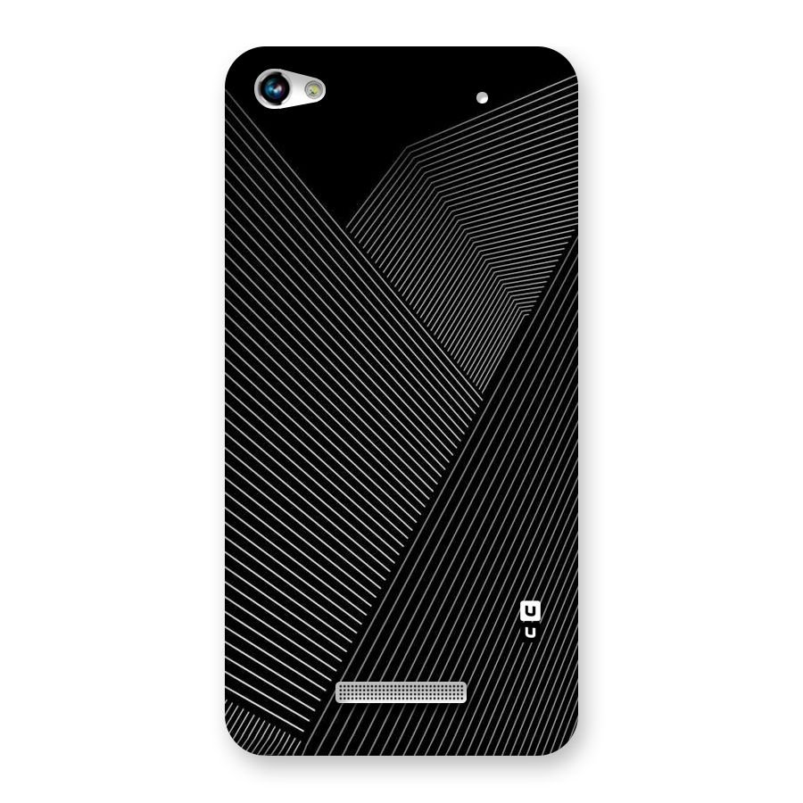 Aesthetic White Stripes Back Case for Micromax Hue 2