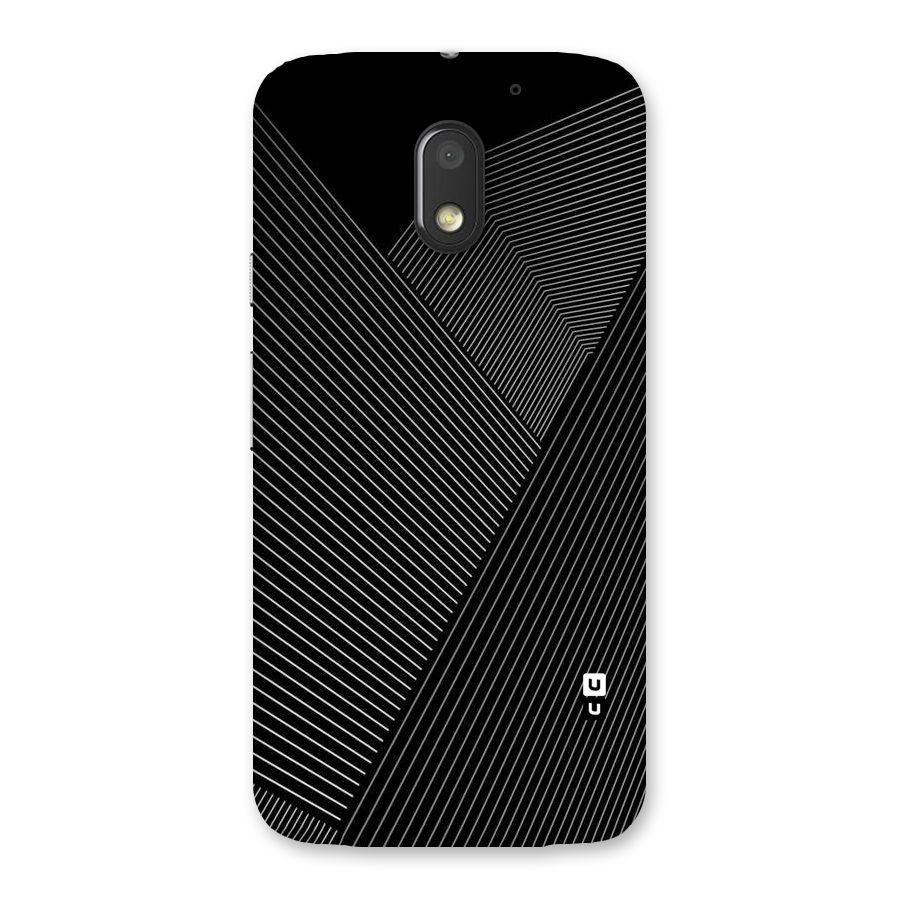 Aesthetic White Stripes Back Case for Moto E3 Power