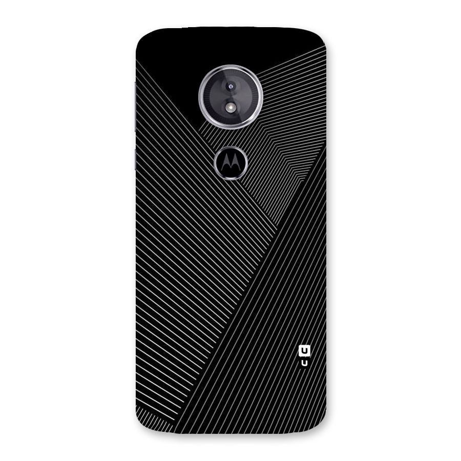 Aesthetic White Stripes Back Case for Moto E5