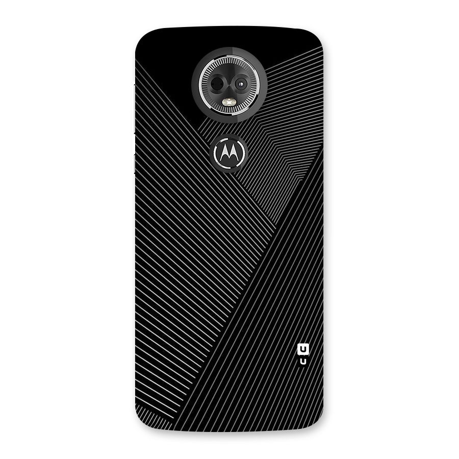 Aesthetic White Stripes Back Case for Moto E5 Plus
