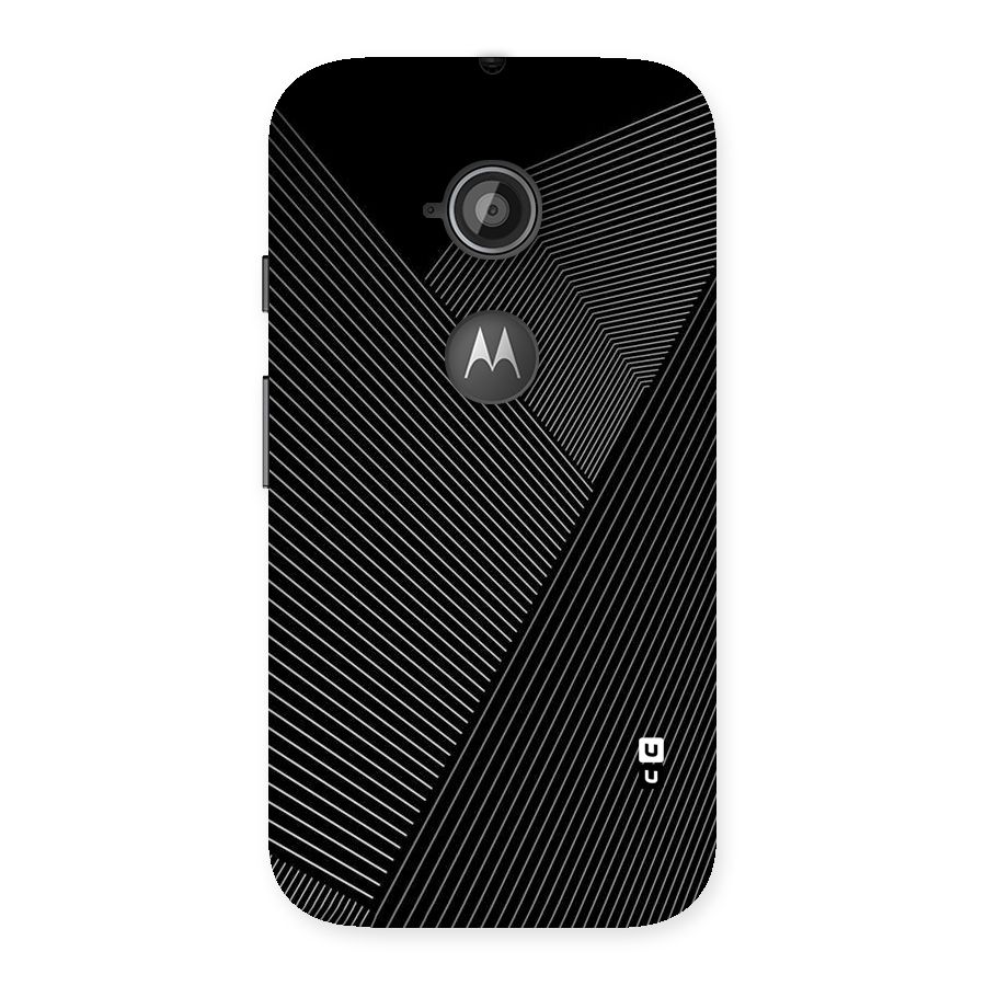 Aesthetic White Stripes Back Case for Moto E 2nd Gen