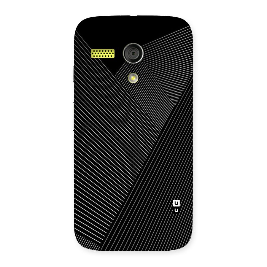 Aesthetic White Stripes Back Case for Moto G