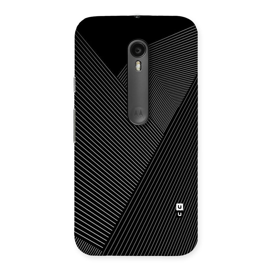 Aesthetic White Stripes Back Case for Moto G3