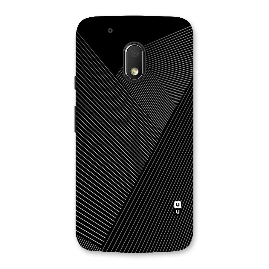 Aesthetic White Stripes Back Case for Moto G4 Play