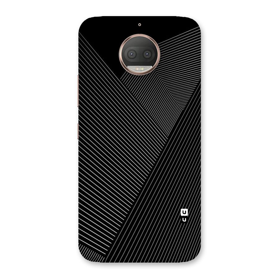 Aesthetic White Stripes Back Case for Moto G5s Plus