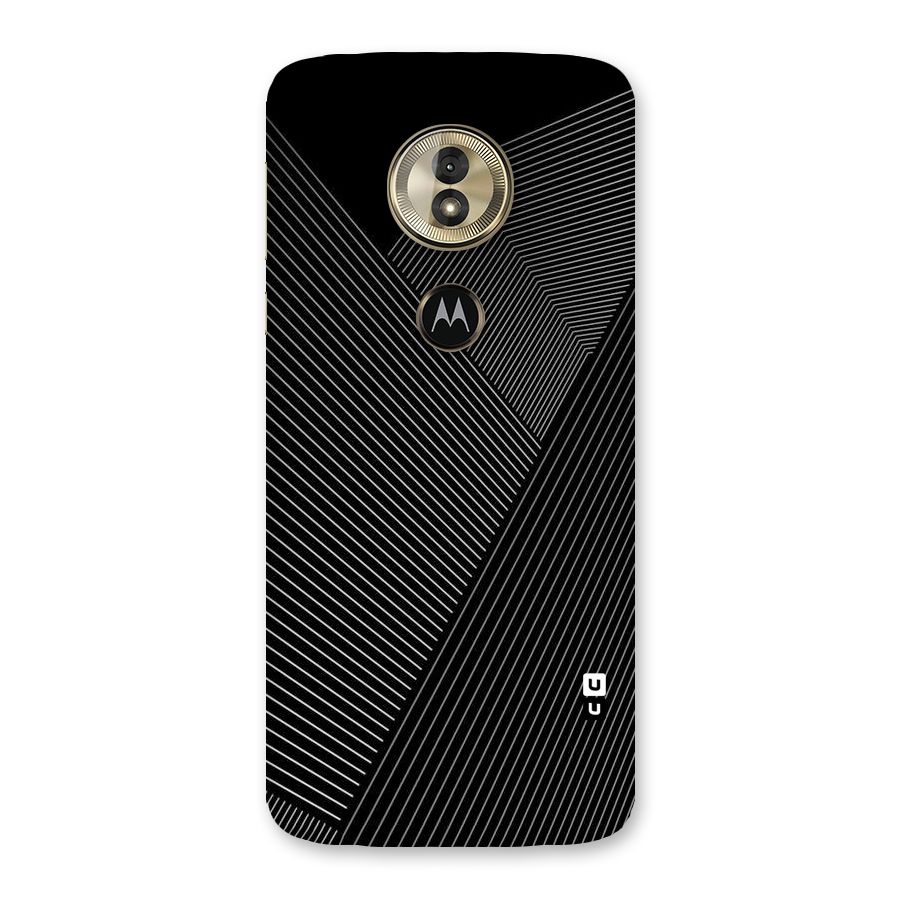 Aesthetic White Stripes Back Case for Moto G6 Play