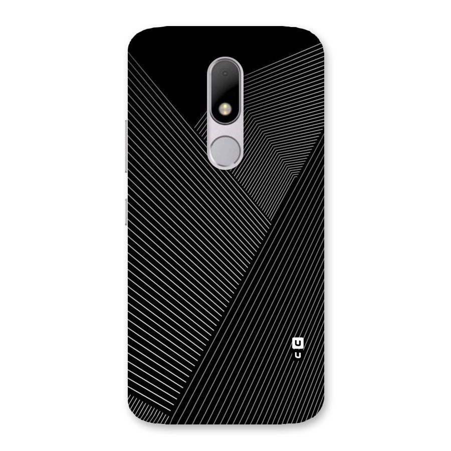 Aesthetic White Stripes Back Case for Moto M