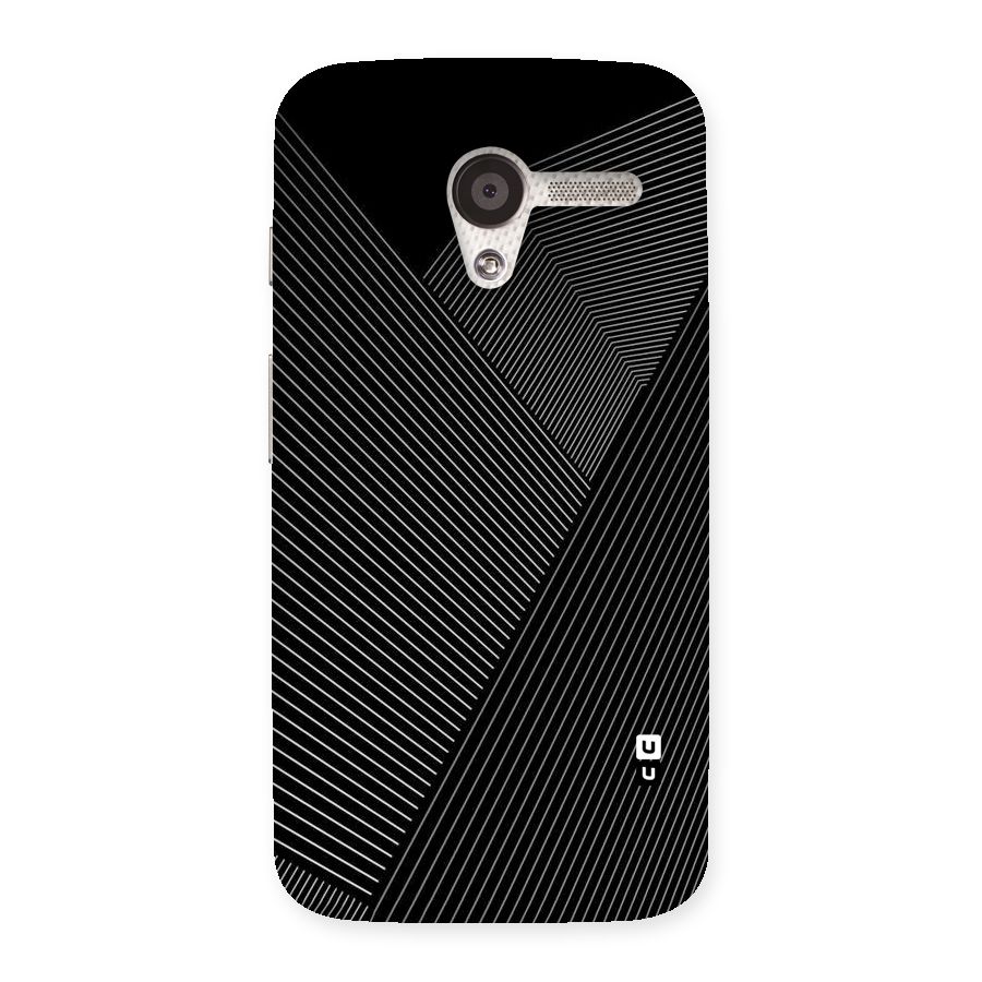 Aesthetic White Stripes Back Case for Moto X