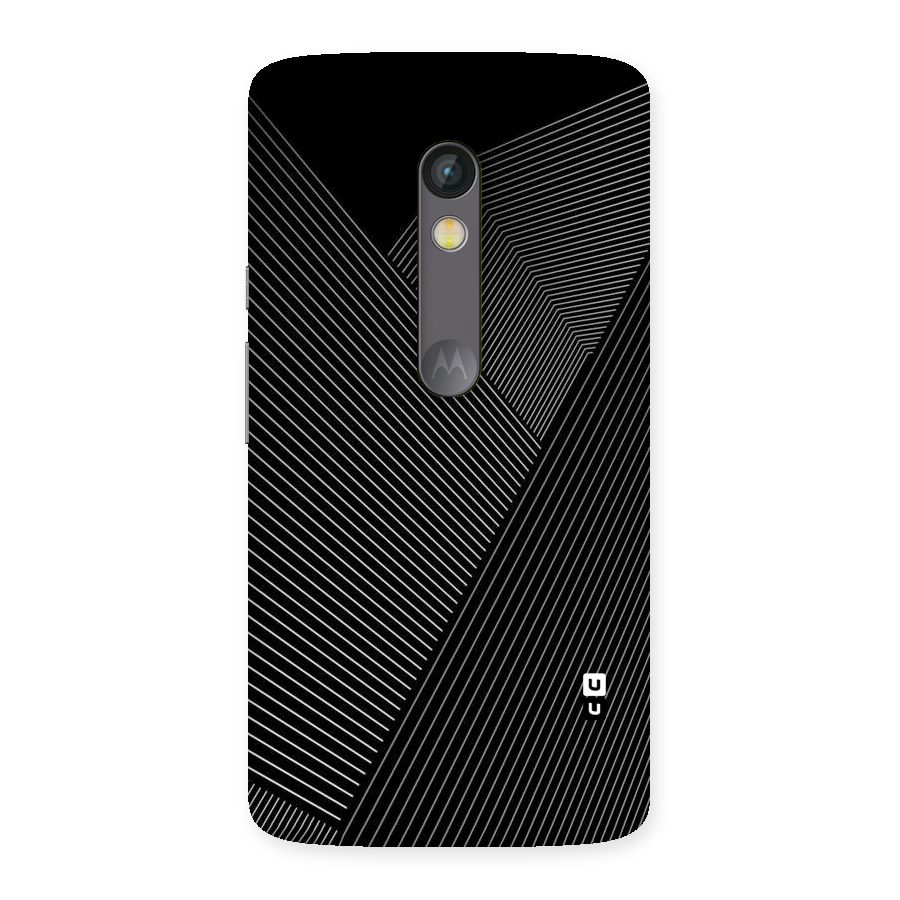 Aesthetic White Stripes Back Case for Moto X Play