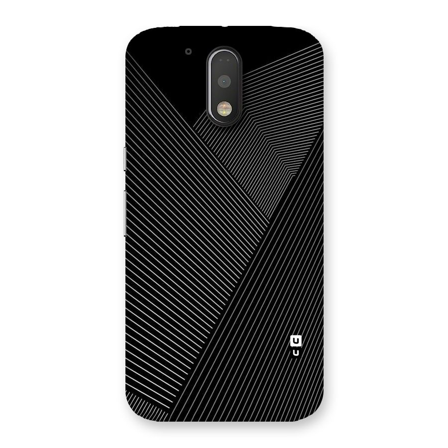 Aesthetic White Stripes Back Case for Motorola Moto G4 Plus