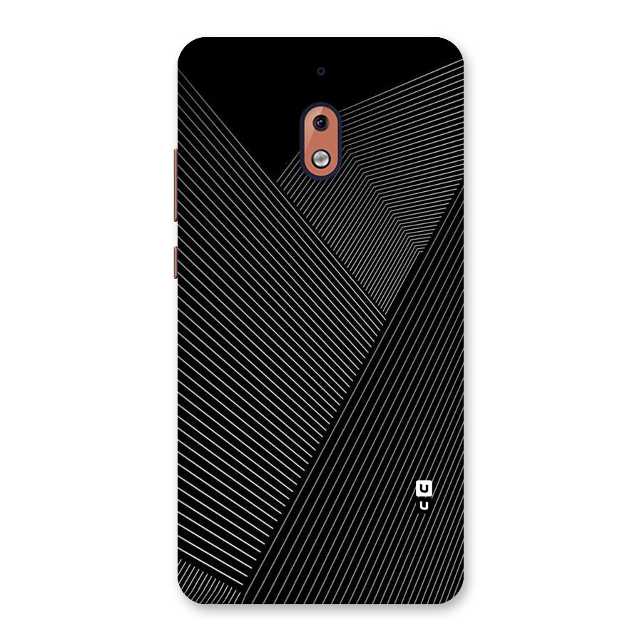 Aesthetic White Stripes Back Case for Nokia 2.1